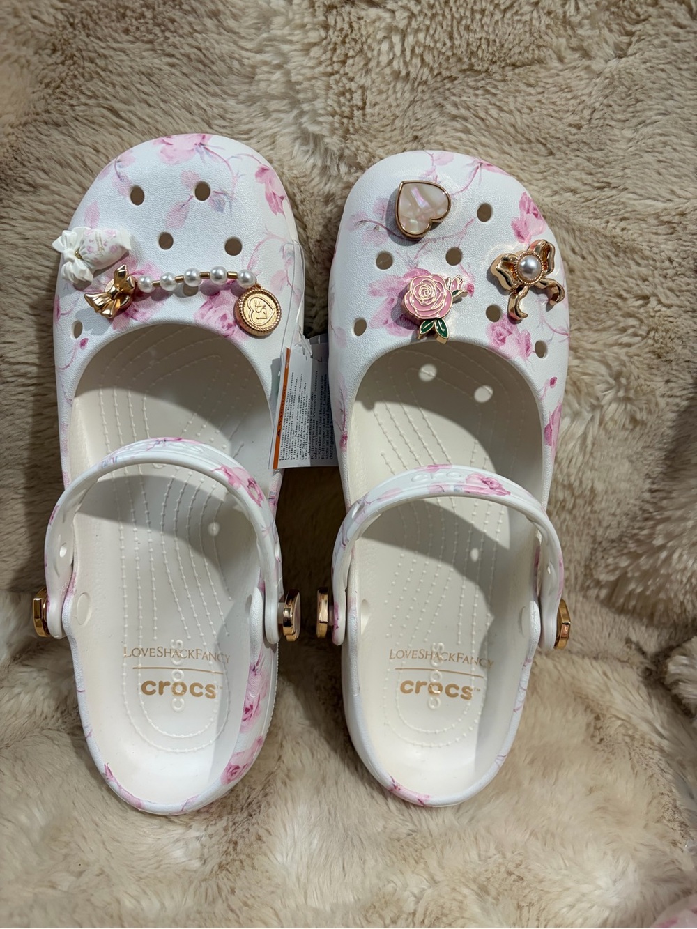 LoveShackFancy x Crocs Ballet Flats Size 10 - Picture 7 of 9